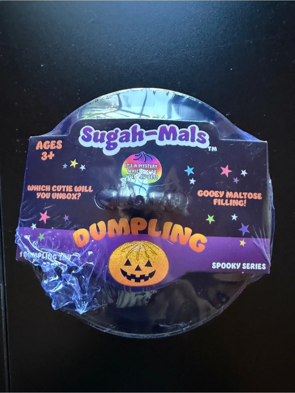 New & Sealed Mystery Squishy Dumpling Sugah-Mals Halloween Spooky Series Maltose